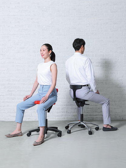 坐骨」で座る 姿勢矯正チェアー 腰がラクになる、話題の健康イス